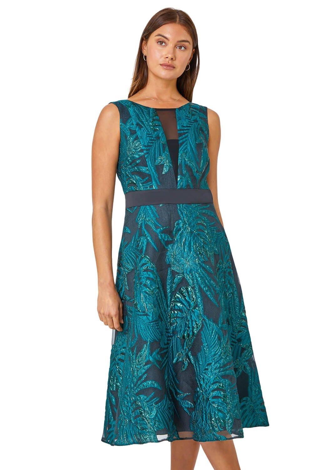 Roman jacquard outlet dress